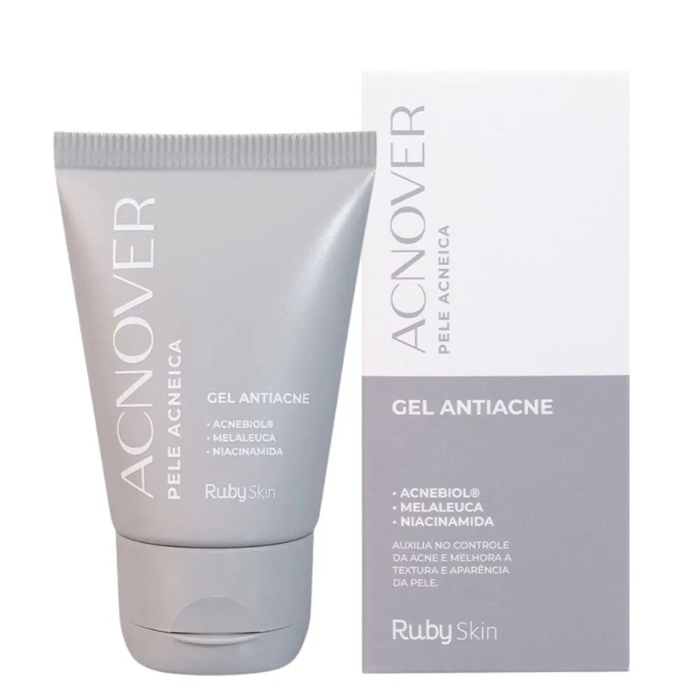 GEL ANTIACNE RUBY SKIN ACNOVER PELE ACNEICA 30G
