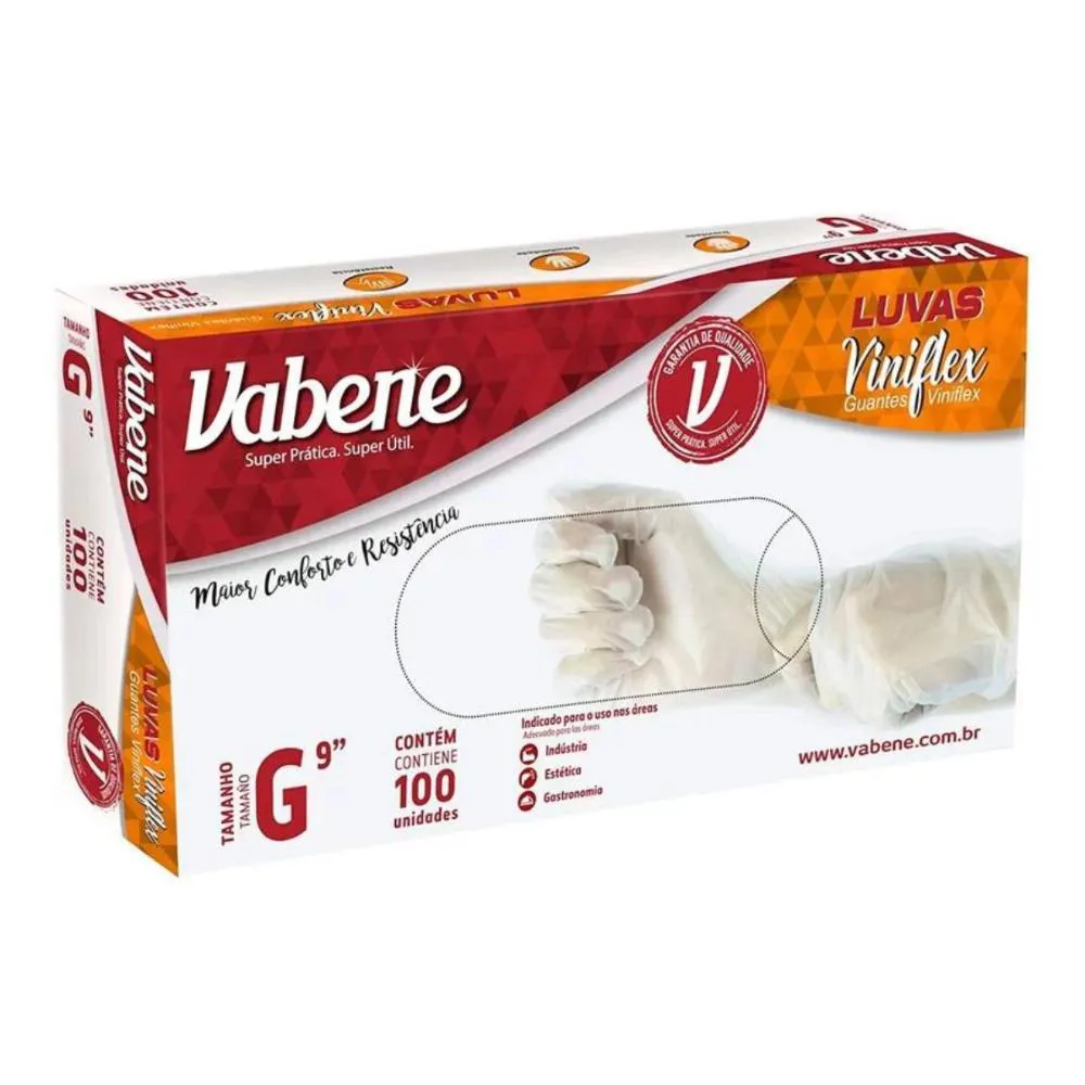 LUVAS VINIFLEX VABENE TAM:G C/100 UNI REF.:1532