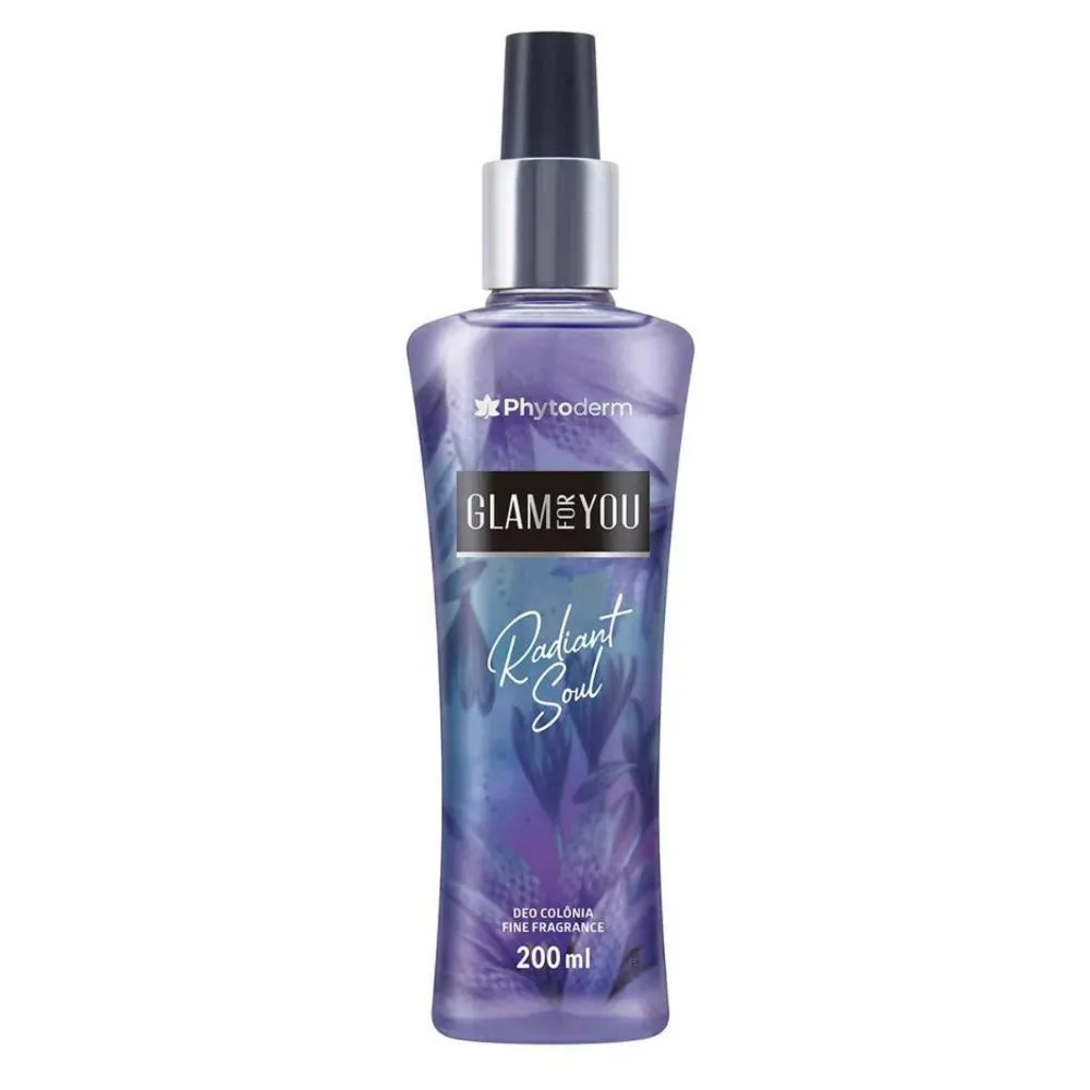 DEO COLôNIA PHYTODERM GLAM FOR YOU RADIANT SOUL 200ML