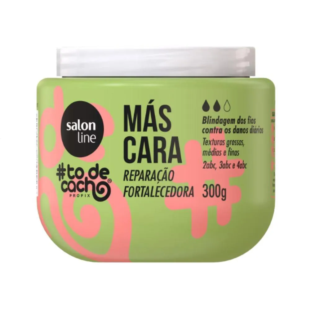 MáSCARA SALON LINE #TODECACHO REPARAçãO FORTALECEDORA 300G