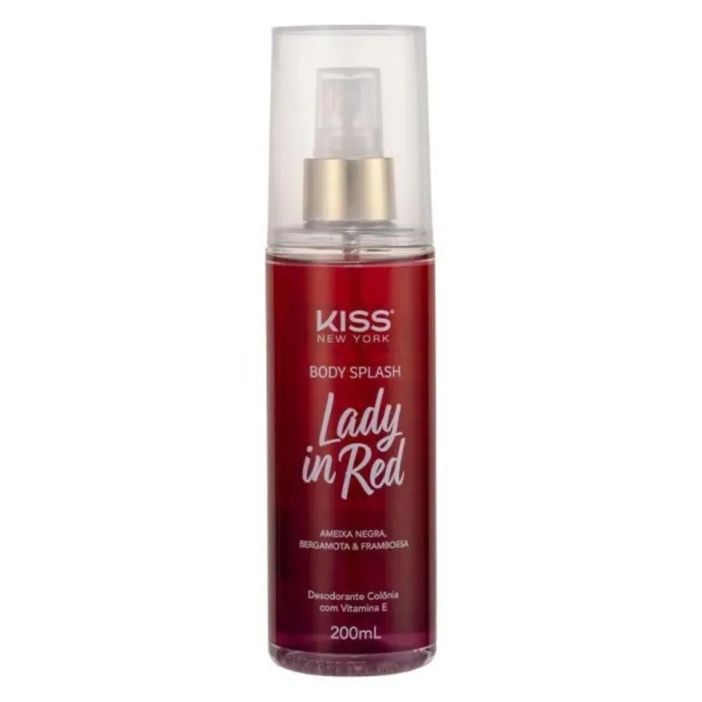BODY SPLASH KISS NEW YORK LADY IN RED BS01B 200ML