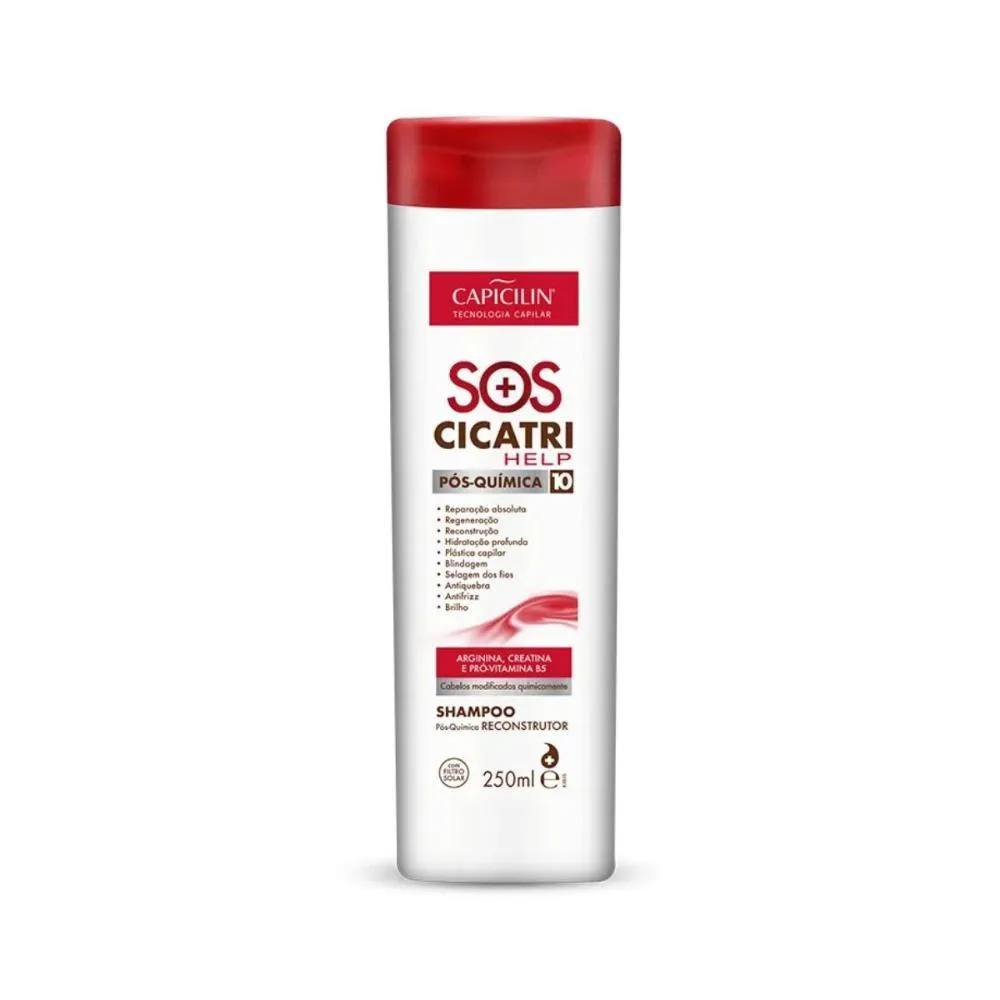 SHAPOO RECONSTRUTOR CAPICILIN SOS CICATRI HELP 250ML