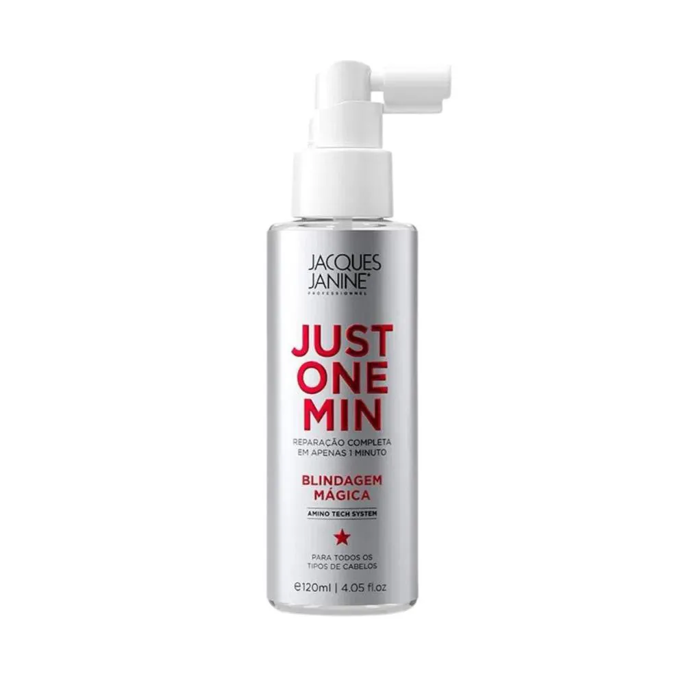 SPRAY BLINDAGEM MáGICA JACQUES JANINE JUST ONE MIN AMINO TECH SYSTEM 120ML