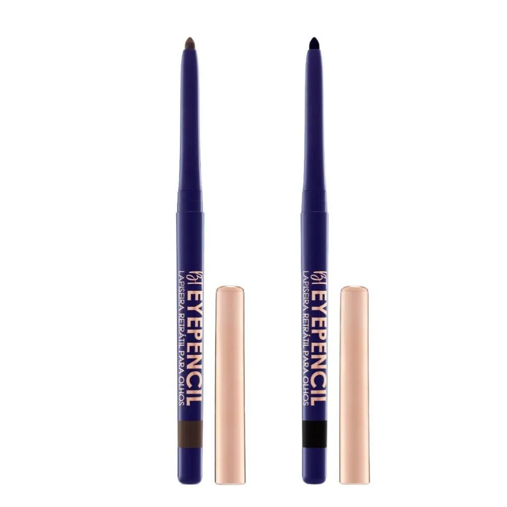 KIT LAPISEIRA RETRáTIL PARA OLHOS BRUNA TAVARES BT EYEPENCIL 300MG C/2