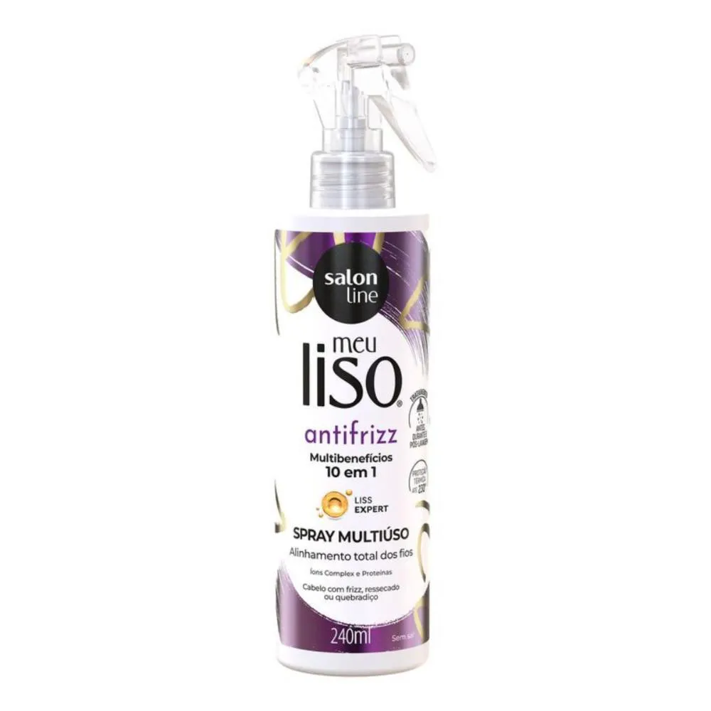 SPRAY MULTIúSO 10 EM 1 SALON LINE MEU LISO ANTIFRIZZ 240ML