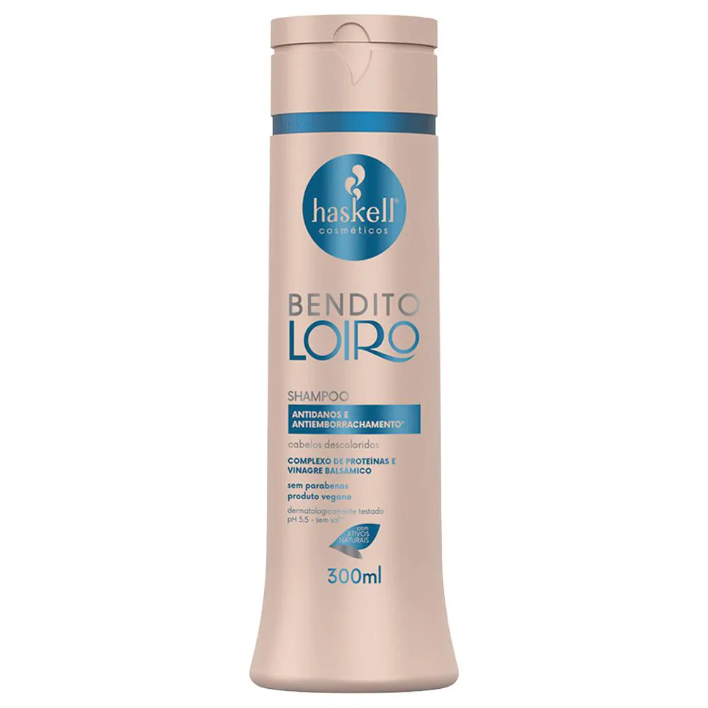 Shampoo Haskell Bendito Loiro Antiemborrachamento 300ml