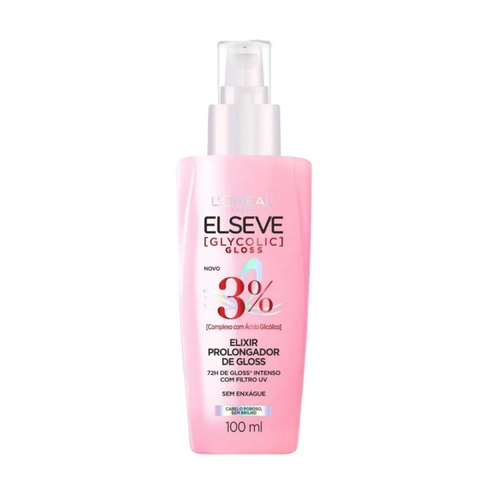 SéRUM PROLONGADOR DE GLOSS ELIXIR ELSEVE GLYCOLIC GLOSS 100ML