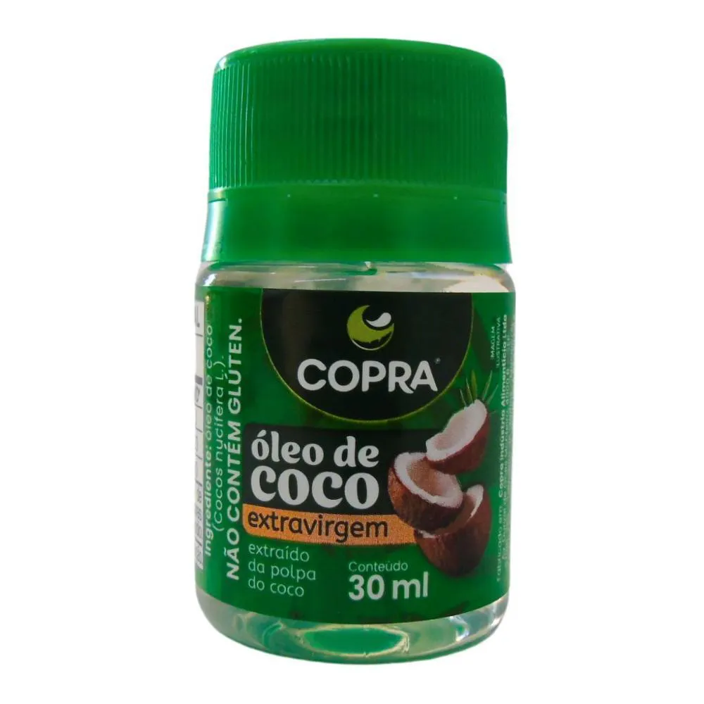 ÓLEO DE COCO COPRA EXTRAVIRGEM 30ML