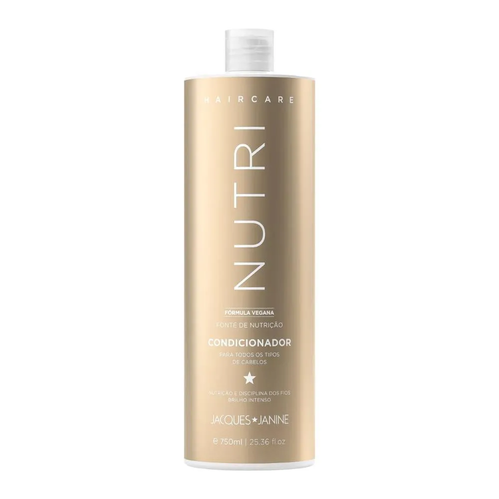 Condicionador Vegano Jacques Janine Hair Care Nutri Hidratação Profunda 750ml