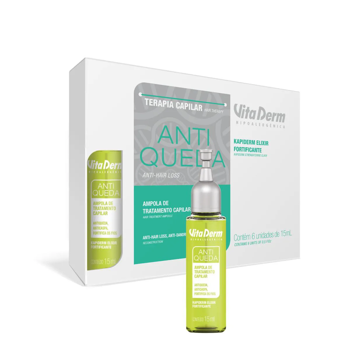 KAPIDERM ELIXIR FORTIFICANTE ANTIQUEDA  15ML