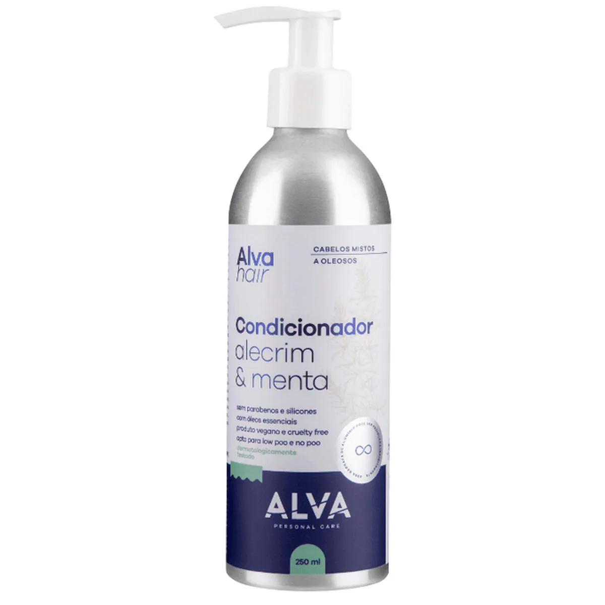 ALVA PERSONAL CARE ALECRIM & MENTA - CONDICIONADOR VEGANO 250ML