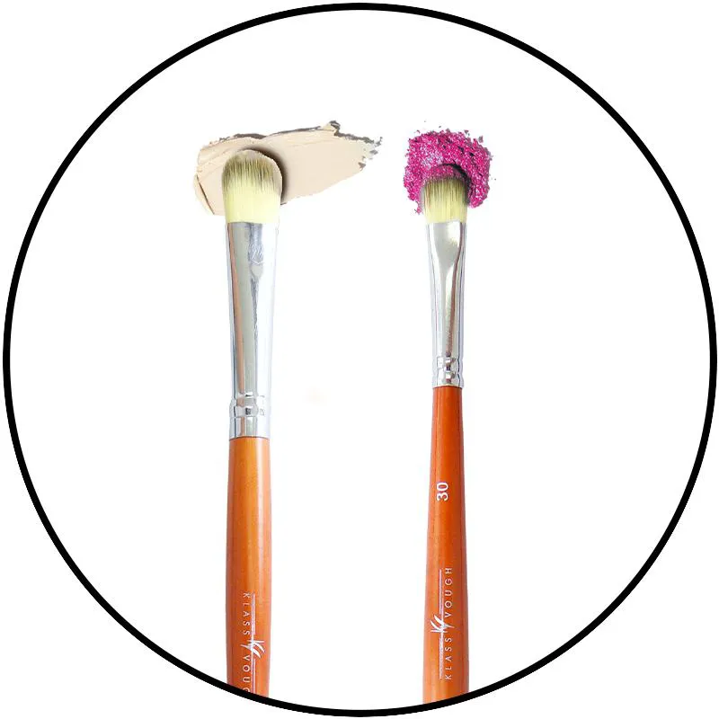 PINCEL PONTA DUPLA BROWN LINE 30