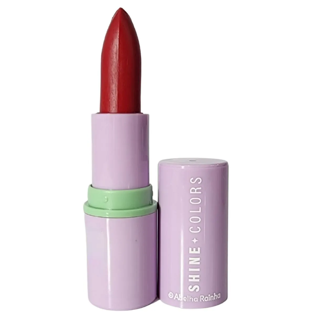 Batom Brilho Intenso Marsala Fps 15 Shine Colors Abelha Rainha 3,7g