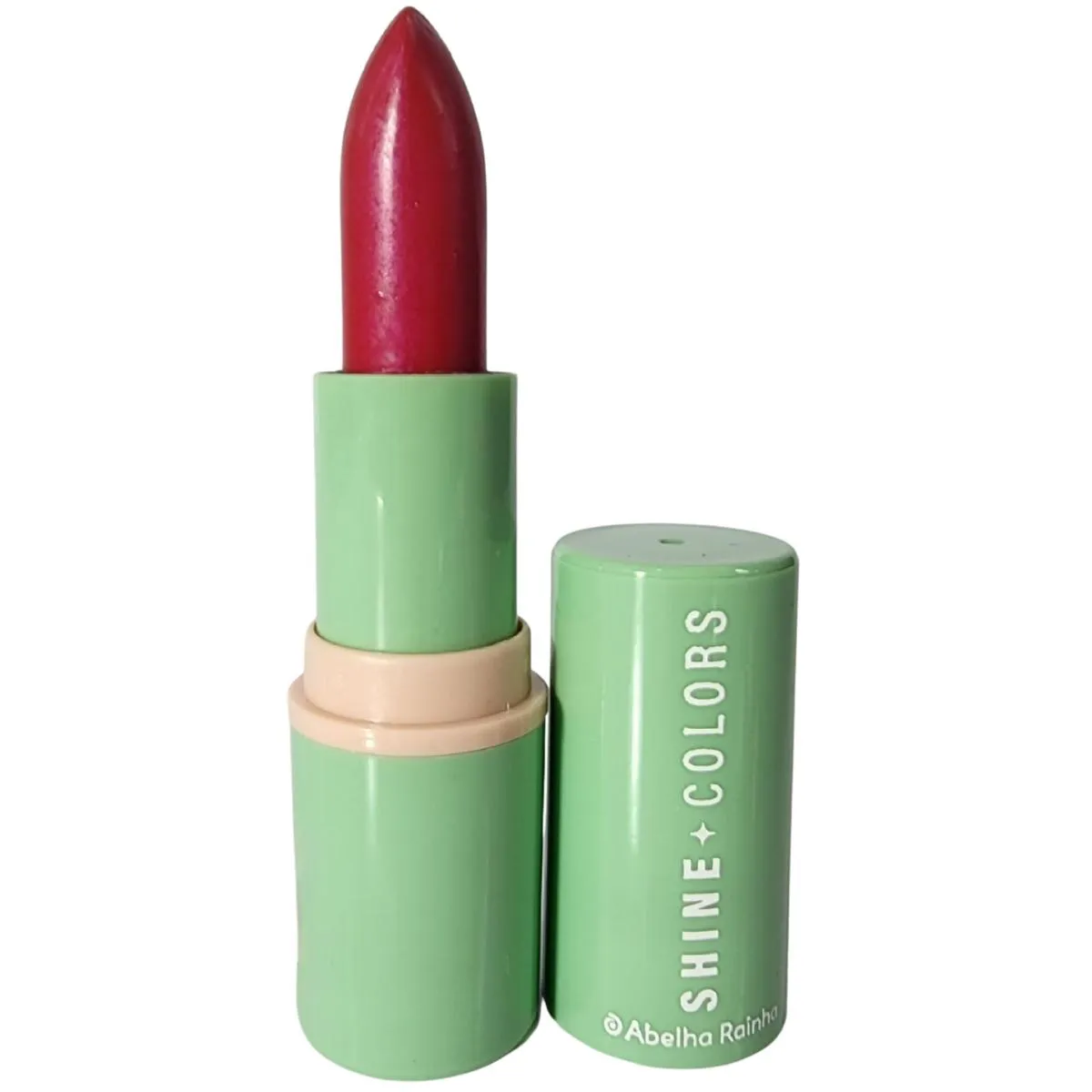 Batom Brilho E Sabor Uva Fps 15 Shine Colors Abelha Rainha 3,7g