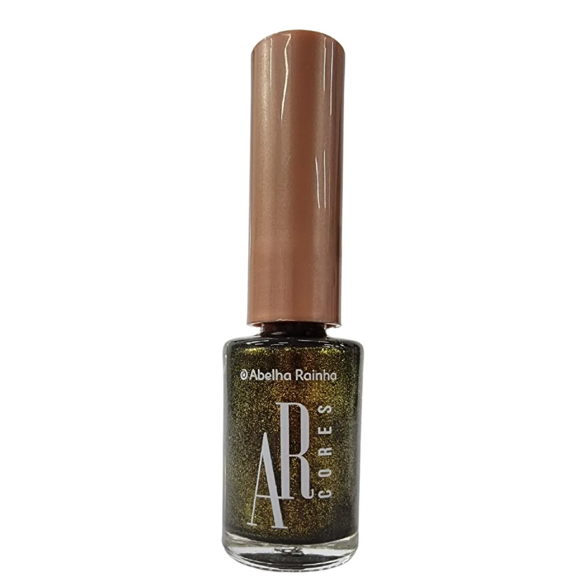 ESMALTE GLITTER OLHO DE TIGRE AR CORES ABELHA RAINHA 9ML