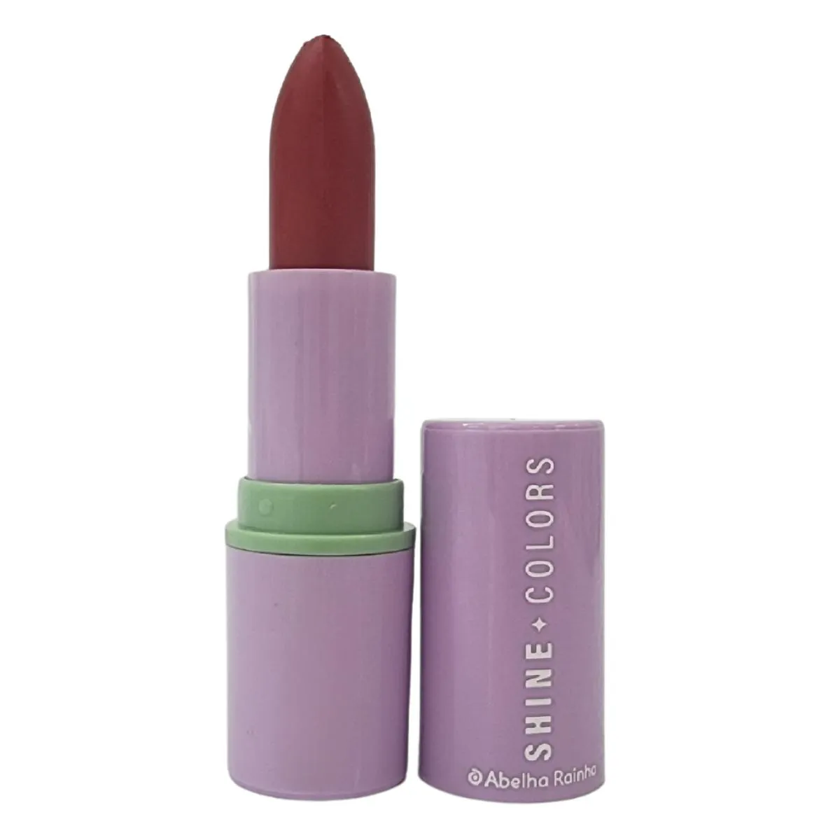 Batom Matte Aveludado Vermelho Vintage Shine Colors Abelha Rainha 4g