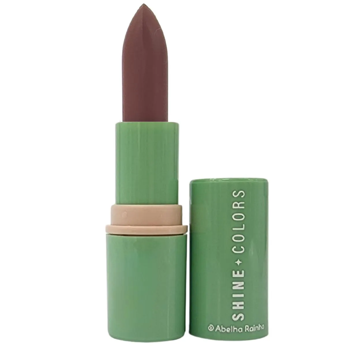 Batom Matte Aveludado Canela Shine Colors Abelha Rainha 4g