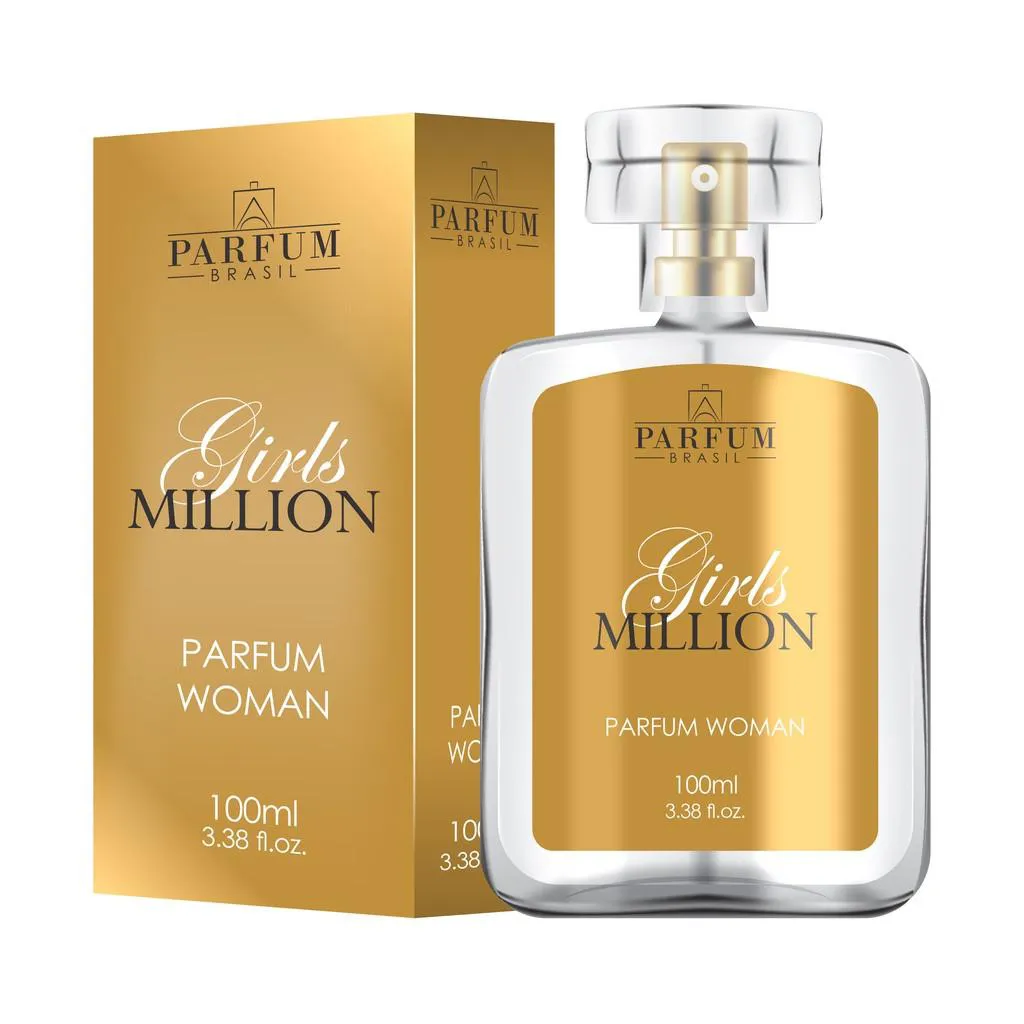 Girls Million Parfum Brasil Eau de Toilette 100ml - Perfume Feminino