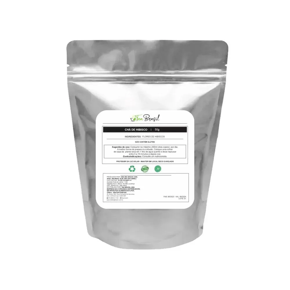 CHá DE HIBISCO GOURMET TEA BRASIL 50G