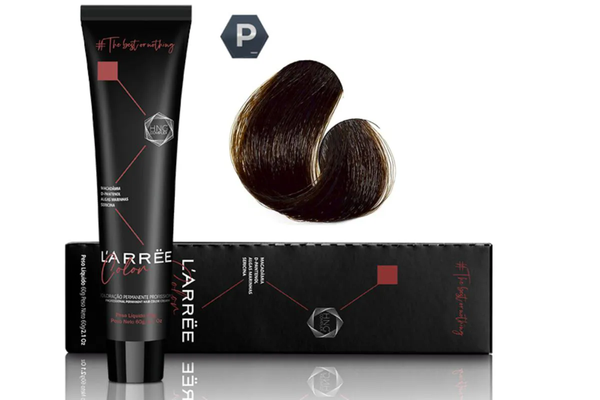 L´ARRËE COLOR COLORAçãO PERMANENTE 5.0 CASTANHO CLARO - 60G