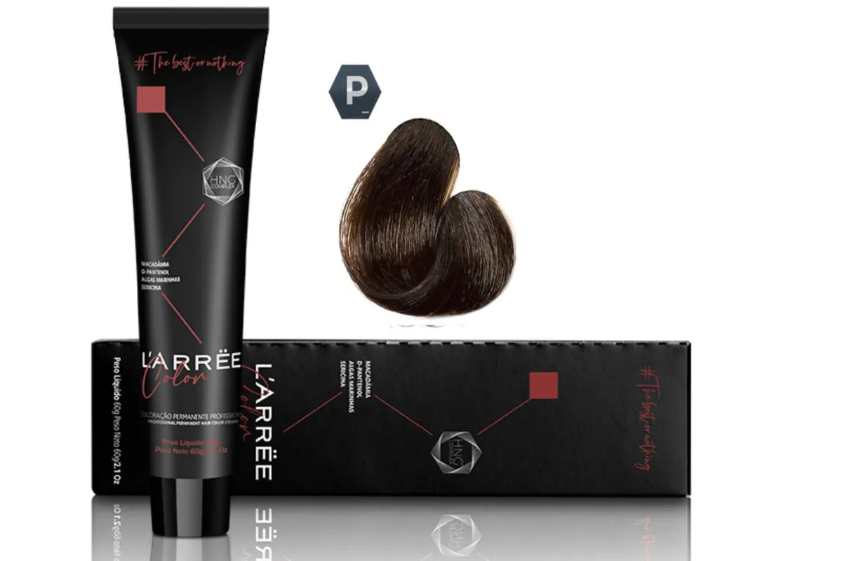 L´ARRËE COLOR COLORAçãO PERMANENTE 7.7 LOURO MéDIO MARROM