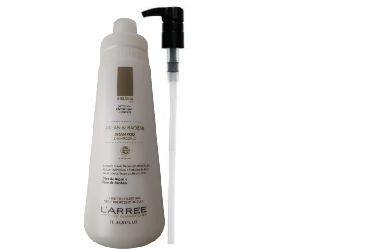 Shampoo L'Arrëe Argânia Hidratação Profunda 1000ml
