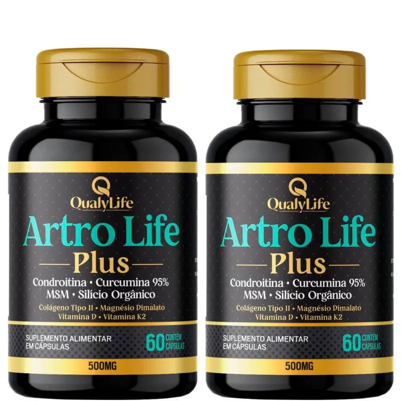 COLáGENO TIPO 2 ARTRO LIFE PLUS 2 X 60 CáPSULAS QUALYLIFE