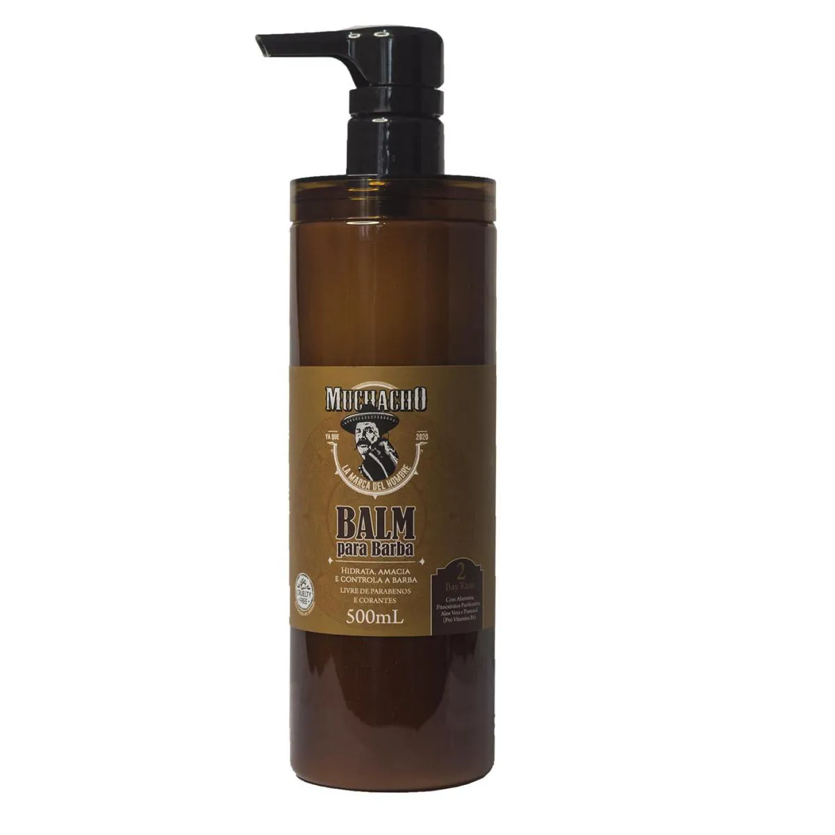 BALM PARA BARBA MUCHACHO BAY RUM - 500G