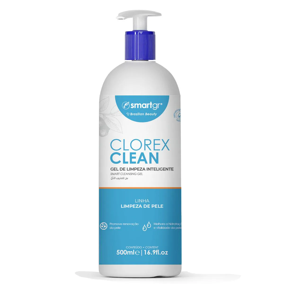 GEL LIMPEZA C/ FILTRO SOLAR SMART GR OLEOSIDADE E IMPUREZAS