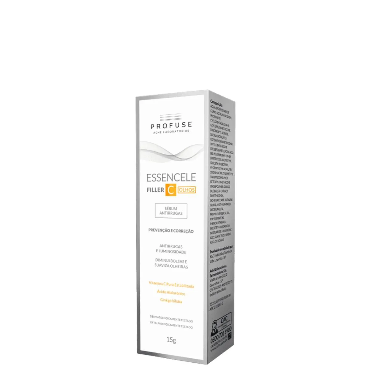 PROFUSE ESSENCELE FILLER C OLHOS SéRUM ANTIRRUGAS PREVENçãO E CORREçãO 15G