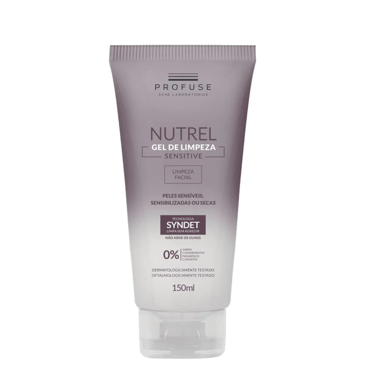 NUTREL SENSITIVE GEL DE LIMPEZA FACIAL PELES SENSíVEIS OU SECAS 150ML PROFUSE