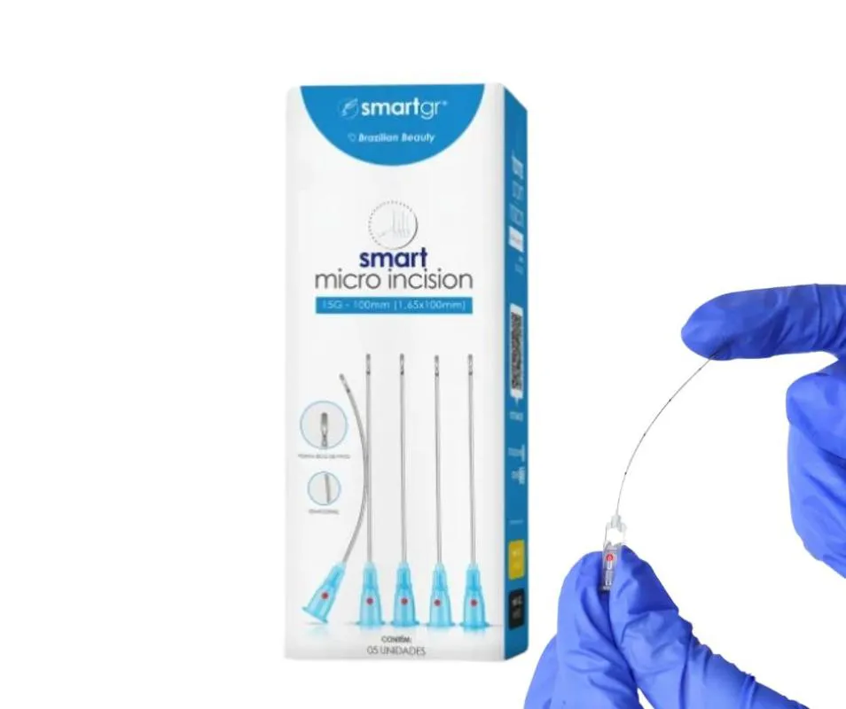 SMART MICROCâNULA SUBCISãO 15GX100MM CELULITE BICO DE PATO