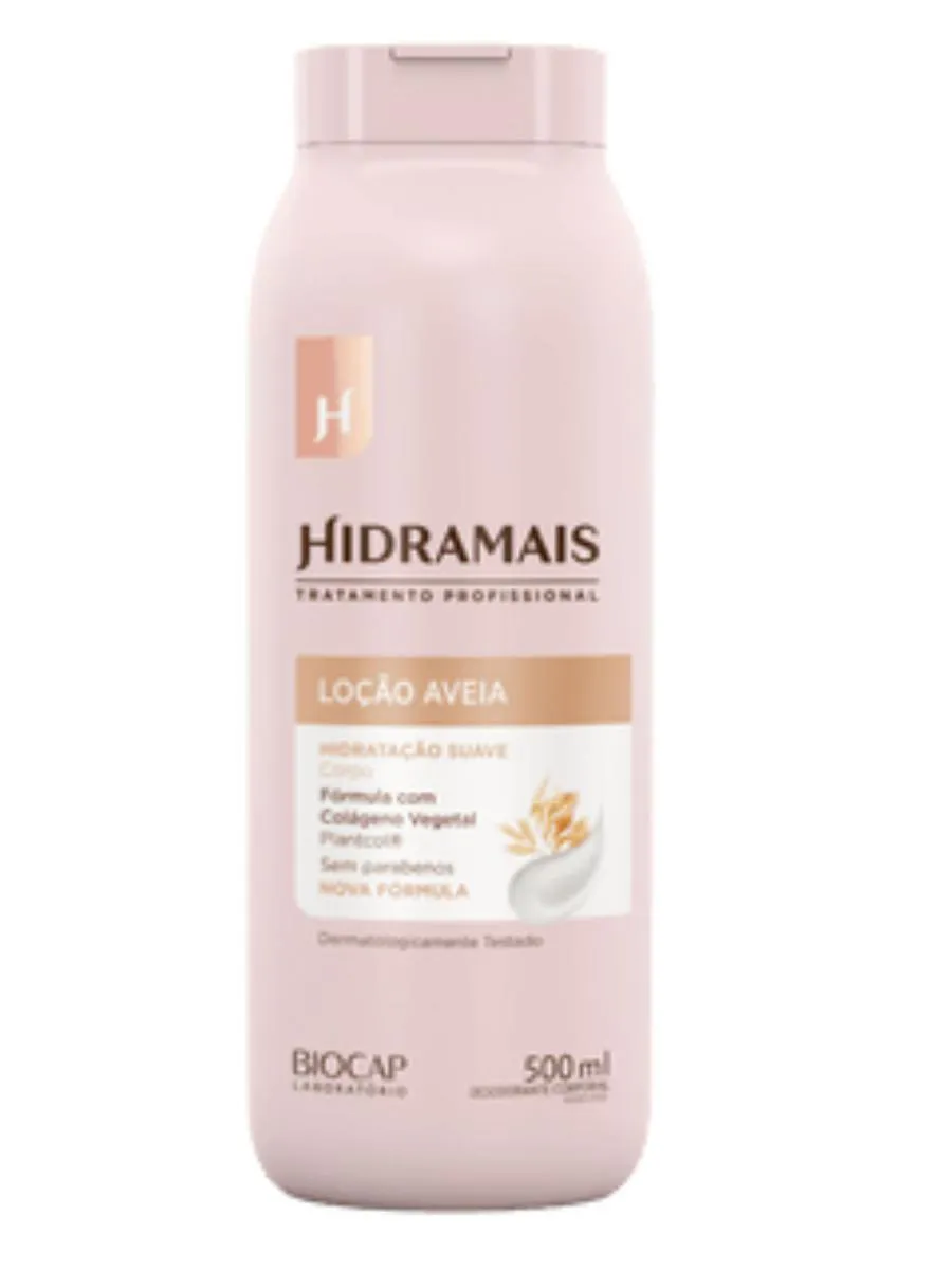 CREME CORPORAL LOçãO COLAGENO AVEIA PELE PERFUMADA 500ML HIDRAMAIS