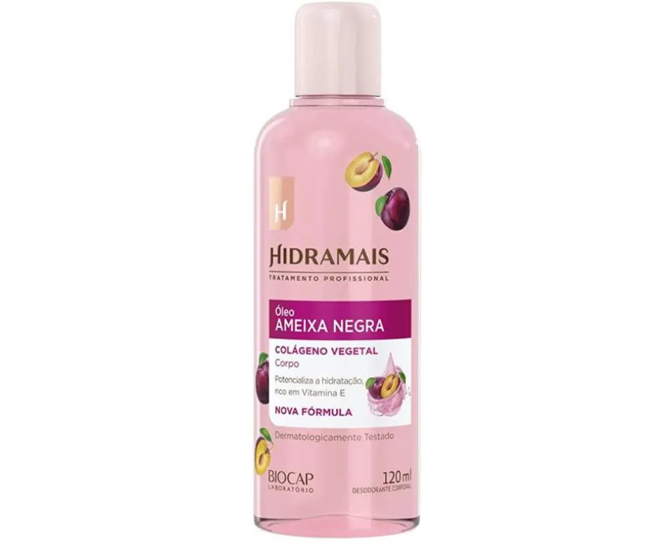 ÓLEO HIDRATANTE CORPORAL AMEIXA E VITAMINA E 120ML