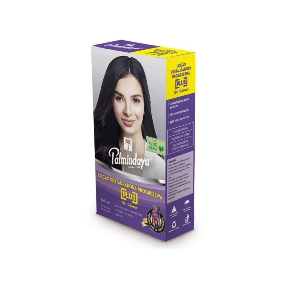 LOçãO RESTAURADORA PALMINDAYA LíQUIDA PLUS FOR WOMAN 160ML