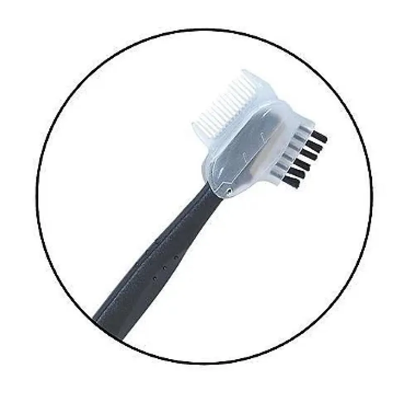 NAVALHETE PARA SOBRANCELHA 2 EM 1 - KIT 3 UNIDADES - RZ-03