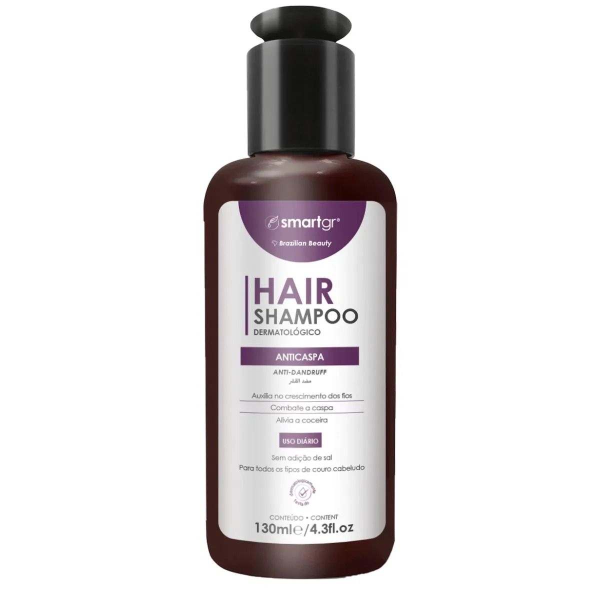 SHAMPOO ANTICASPA OLEOSIDADE COCEIRA CRESCIMENTO SMART GR
