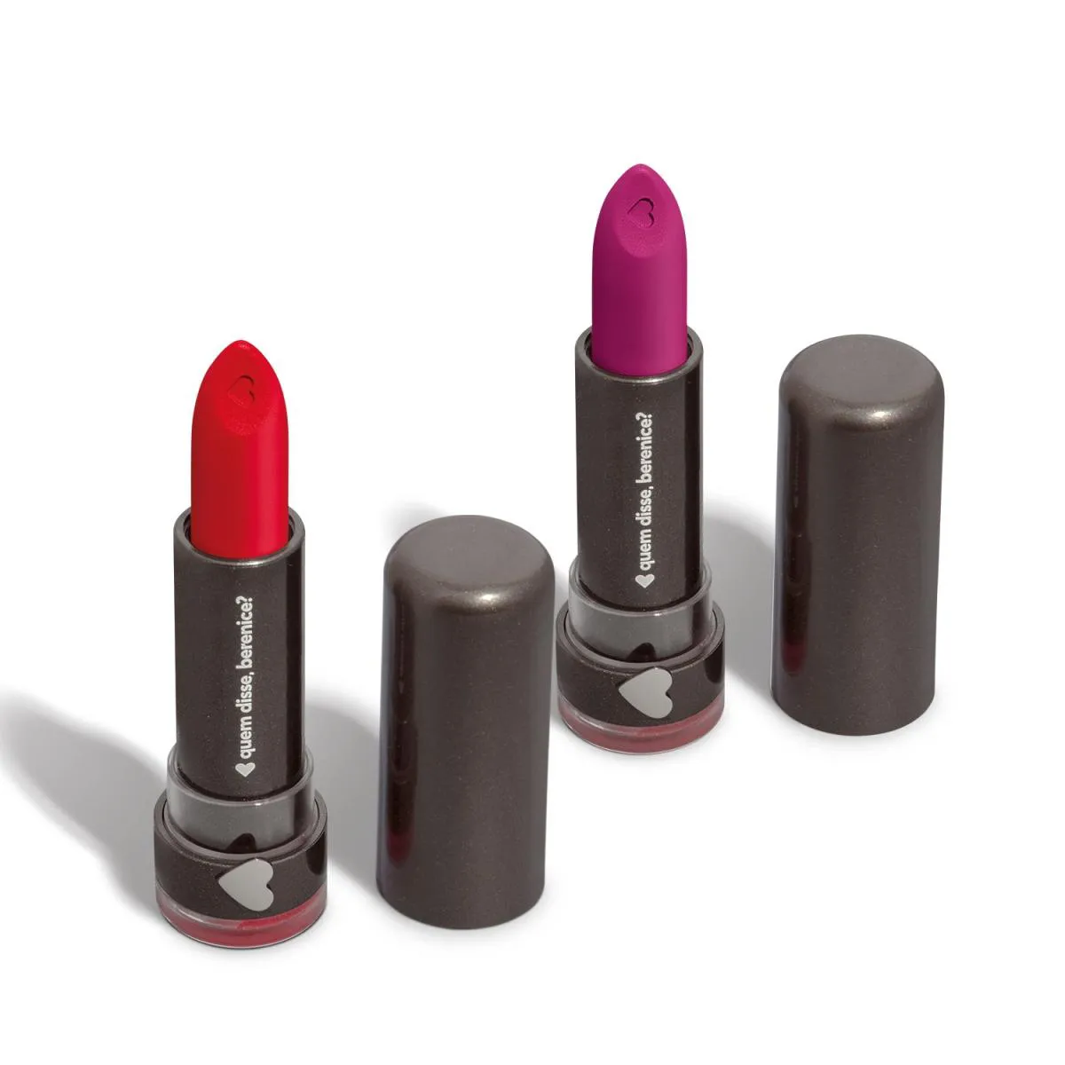 Combo Batons Hidratantes: Rosa Magentex 3,8G + Vermelho Framboesita 3,8G