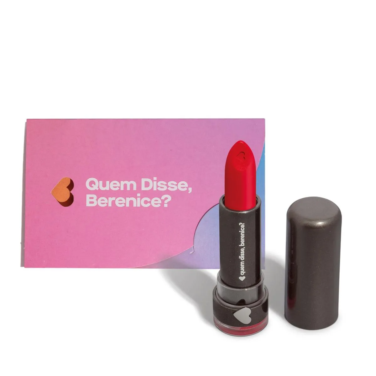 Combo Batom Hidratante Vermelho Framboesita 3,8G + Cartão Presente