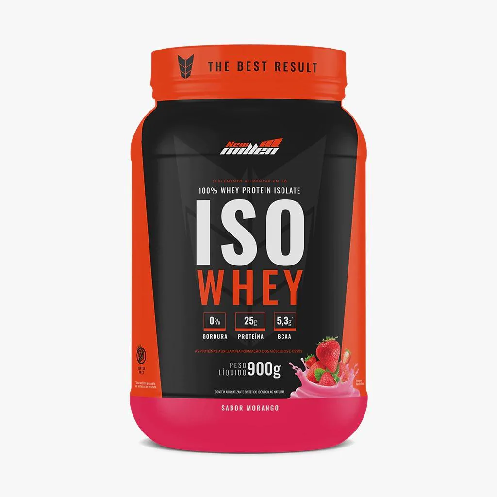 WHEY ISO 900KG MORANGO