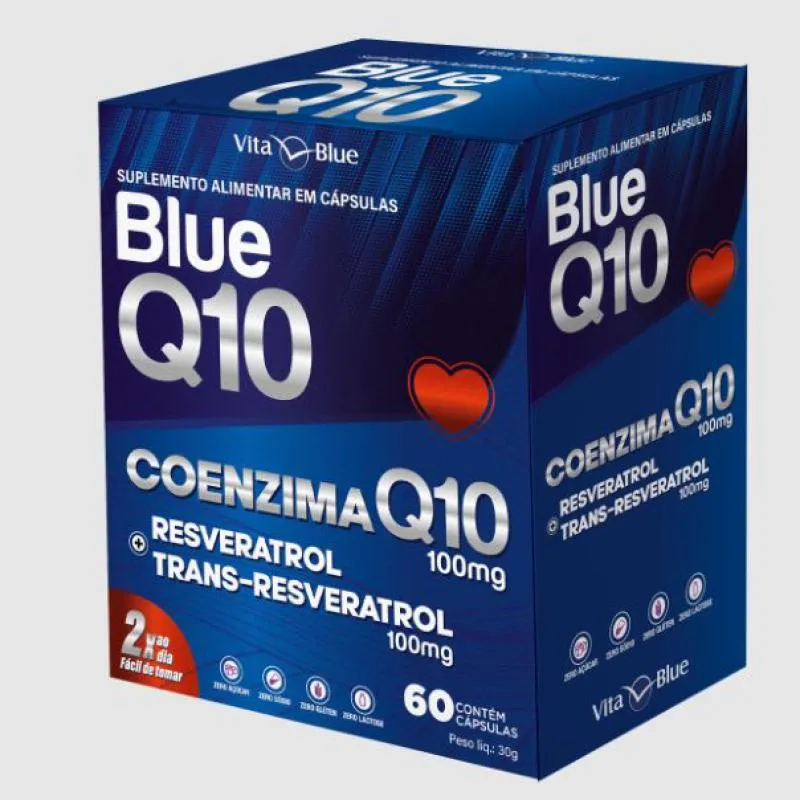 BLUE Q10 – COENZIMA Q10 COM 60 CáPSULAS