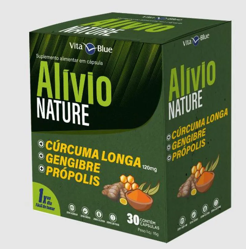 ALíVIO NATURE - CúRCUMA COM 30 CáPSULAS