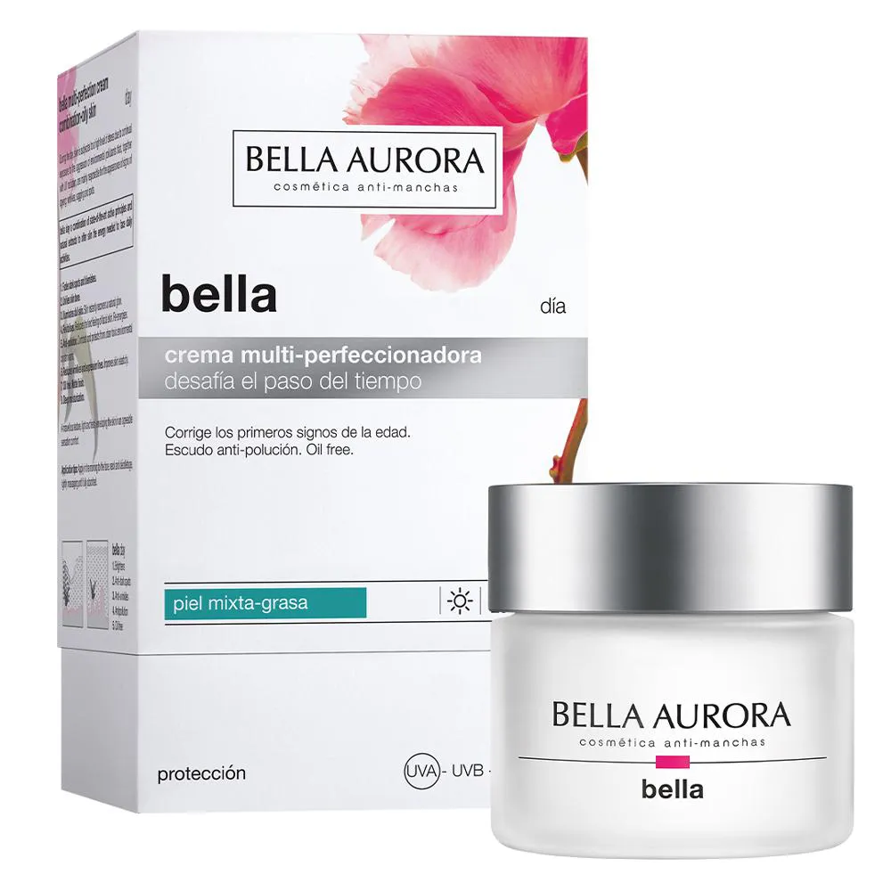 BELLA AURORA CREME MULTI PERFECCIONADORA ANTIRRUGAS DIURNO PELE OLEOSA - 50ML