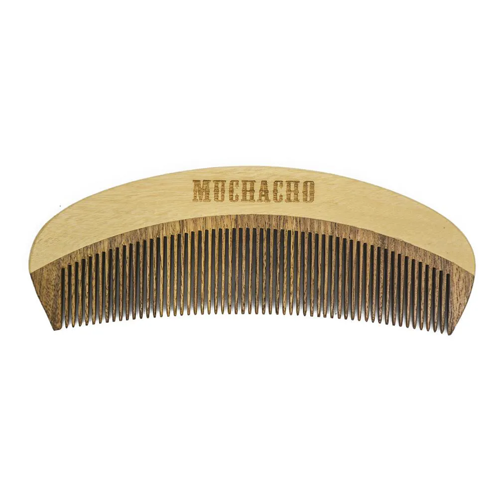 PENTE CURVO DE MADEIRA PARA BARBA MUCHACHO