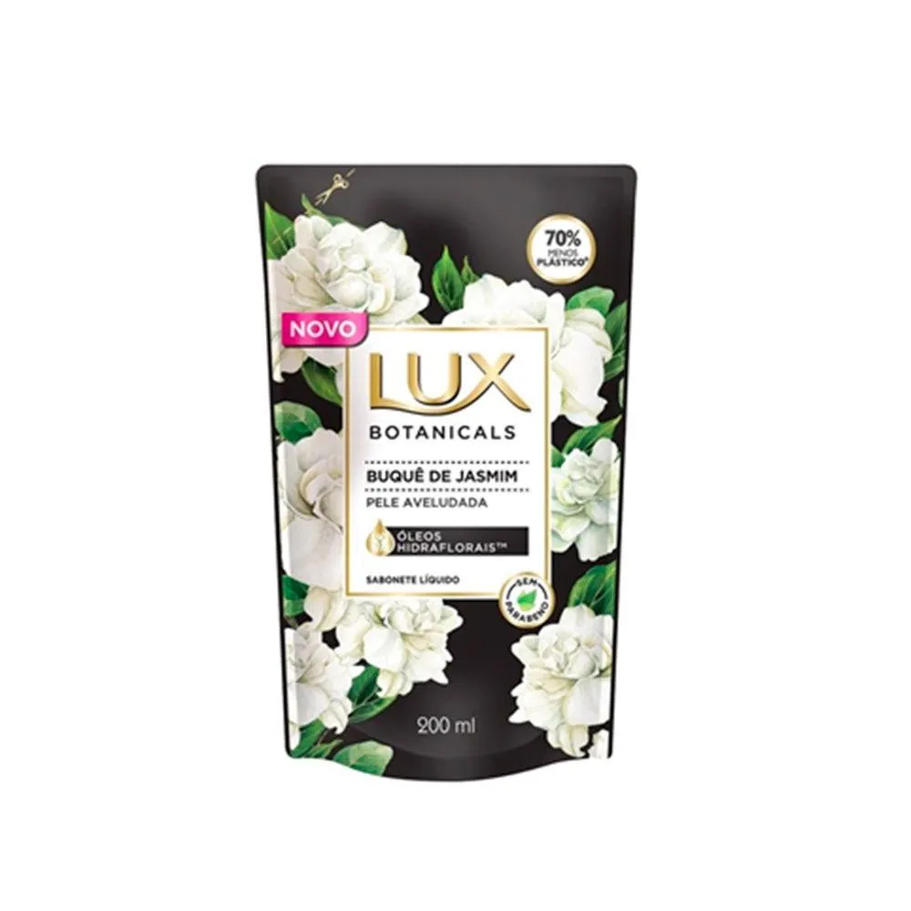 Sabonete Líquido Lux Botanicals Buquê Jasmim Refil 200Ml