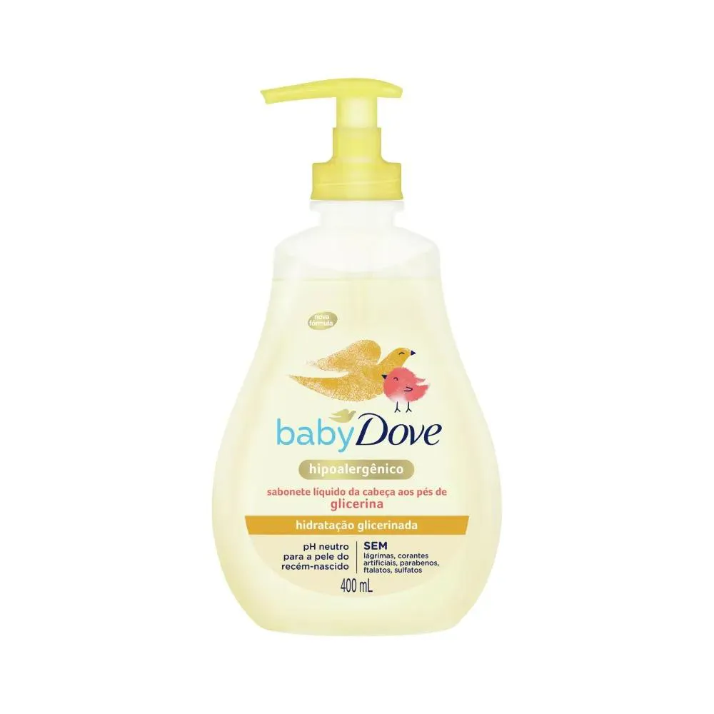 Sabonete Líquido Infantil Dove Baby Hidratação Glicerina 400Ml