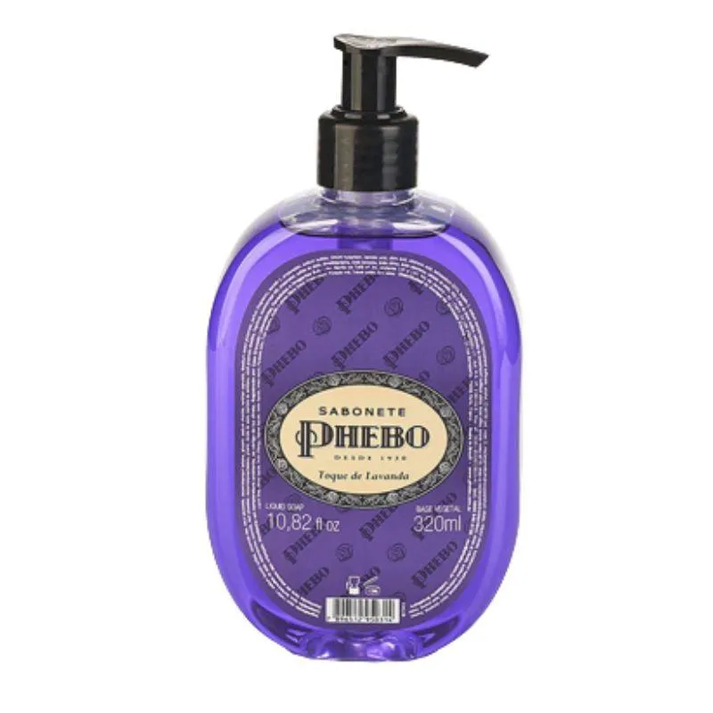 Sabonete Líquido Phebo Toque De Lavanda 320 Ml