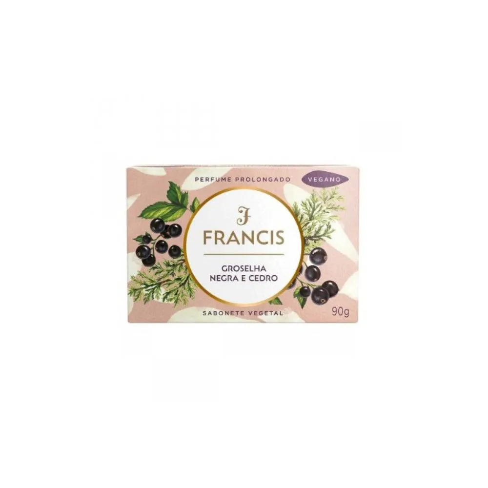 Sabonete Francis Clássico Preto 90G