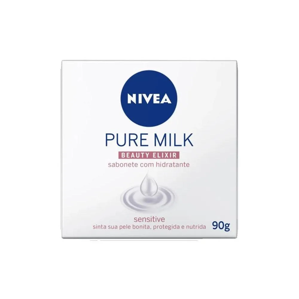 Sabonete Nivea Pure Milk Sensitive 90Gr