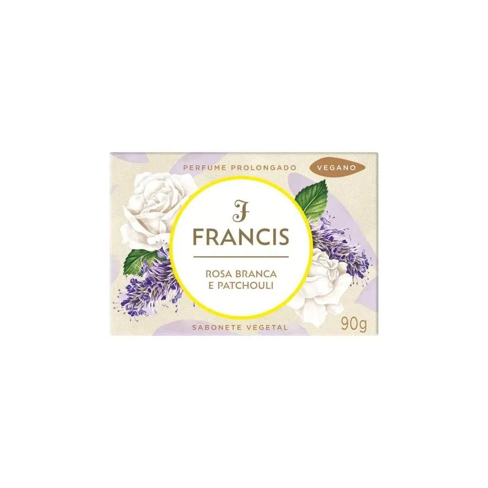 Sabonete Francis Clássico Branco 90G